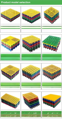 Carreaux de plancher de garage rigides à verrouillage pour les détaillants de voitures