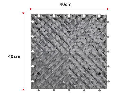 La grille de sol en grille de PP est le choix idéal pour les carreaux de sol de garage en plastique
