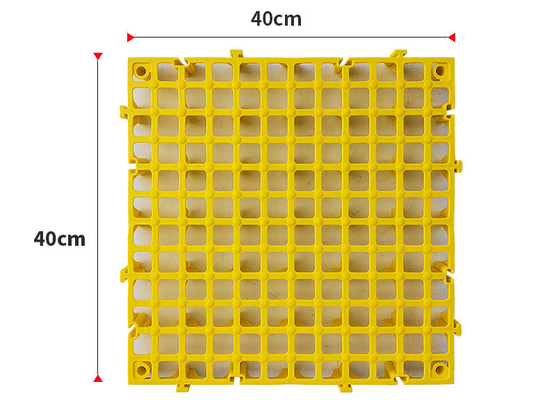 Car Wash étanche à l'eau de jonction Grille de grille de sol de garage en plastique en 40 * 40 * 4cm Taille