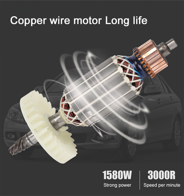 Polisseur de voiture à double action de 21 mm avec conception portable et taille interne de 48,5 * 17 * 14,5 cm