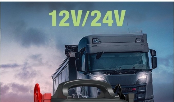 24V Grand démarreur de camion de grande capacité avec sortie de charge USB-C et courant de pointe 2000A