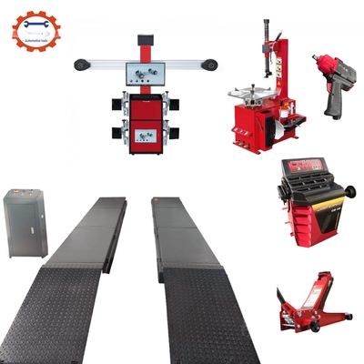 Machine d'alignement 3D avancée de roue 8-10bar Externe de fixation 10''22' professionnel