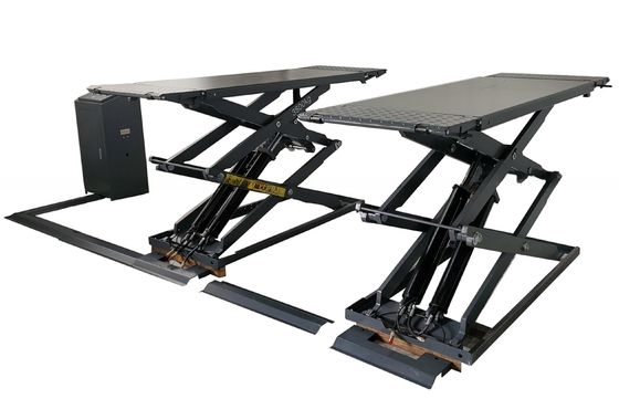 110 mm MIN HEIGHT CE 3.5T Super-mince ciseau élévateur de voiture pour le levage en douceur du véhicule