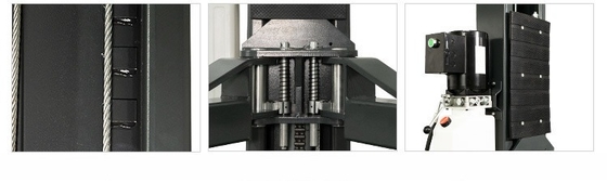 Ascenseur hydraulique à double cylindre à deux postes 4T