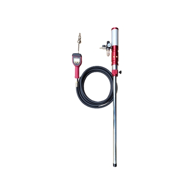 Pompes à tambour électriques portables de 120 cm*30 cm avec débitmètre pistolet à huile pour diesel huile d'essence liquide chimique