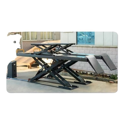 SCISSOR Leader L68S Ascenseur hydraulique à double cylindre pour l'efficacité des ascenseurs de voiture au sol
