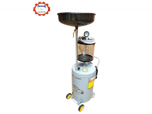 Collecteur pneumatique d'extraction d'huiles usées à air de capacité 80L pour le changement d'huile de voiture