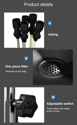 Rode 80L moteur garage aspirateur d'huile usée mobiles drainage conteneur Ce et extracteur