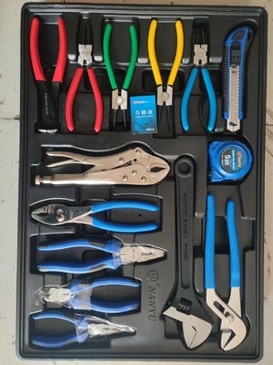 Armoire à outils d'atelier de réparation automobile avec 7 tiroirs et boîte à rouleaux en acier inoxydable lourd