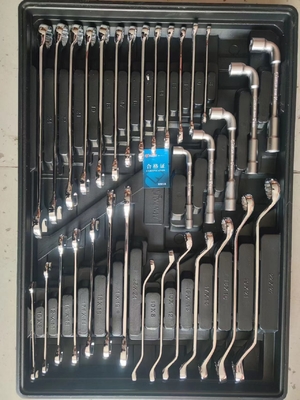 Armoire à outils d'atelier de réparation automobile avec 7 tiroirs et boîte à rouleaux en acier inoxydable lourd