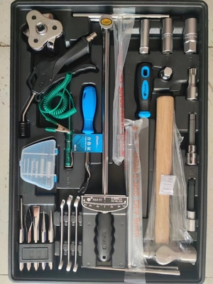 Armoire à outils d'atelier de réparation automobile avec 7 tiroirs et boîte à rouleaux en acier inoxydable lourd