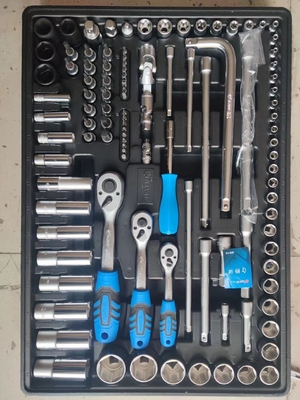 Armoire à outils d'atelier de réparation automobile avec 7 tiroirs et boîte à rouleaux en acier inoxydable lourd