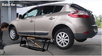 Capacité de levage de 3500 kg Table de levage rapide mobile portable mini voiture pour l'entretien automobile