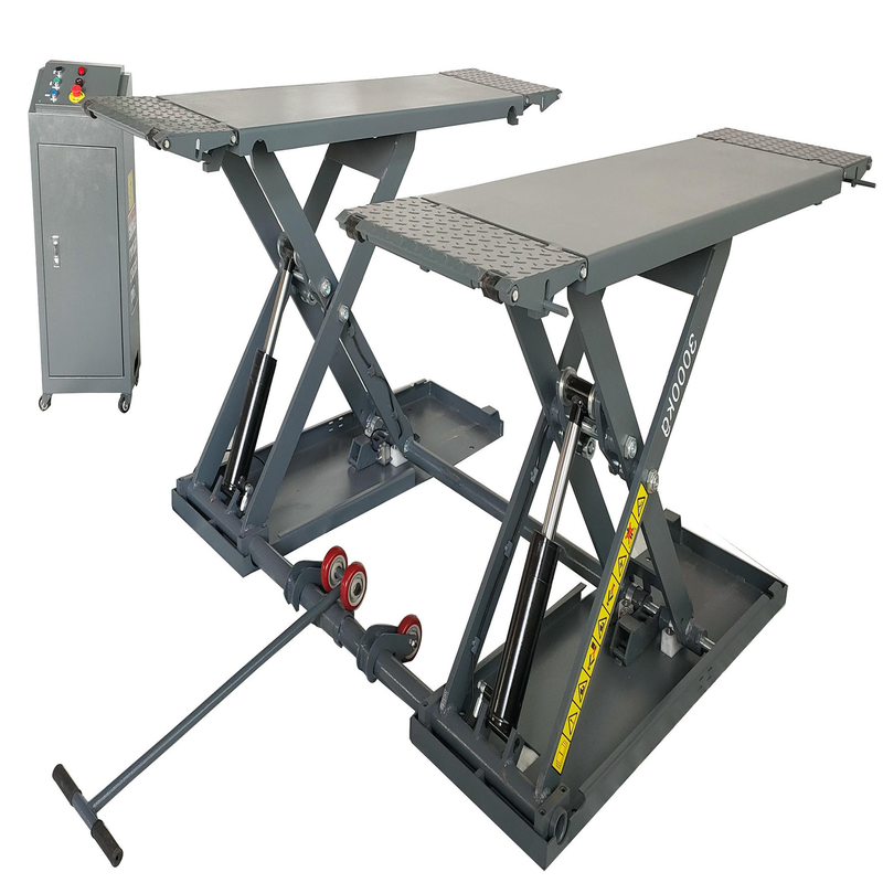 3500 kg Capacité double cylindre ascenseur hydraulique pour garage machine de levage de voiture portable