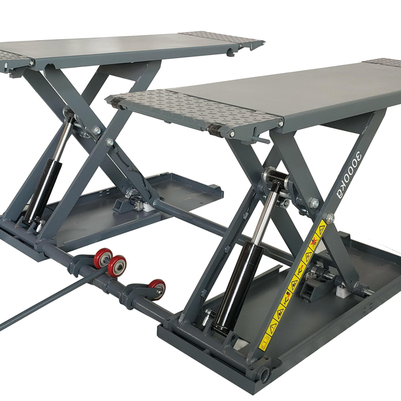 Portable de taille moyenne 6600lbs jack automatique de levage ciseaux hydrauliques ascenseur de voiture pour la réparation de voiture