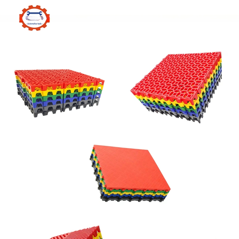 Applications de nettoyage Carreaux de drainage de sol de garage fermé pour chariot à outils et lavage de voiture