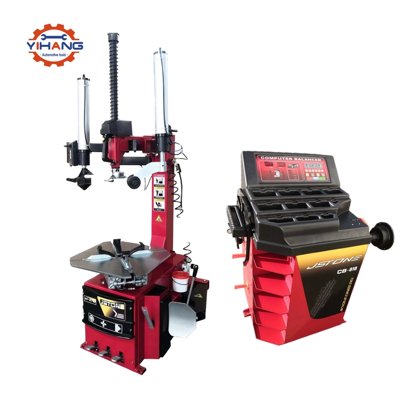 Puissance du moteur 0,75kw/1,1kw Combinaison de changeur de pneus et d'équilibreur de roues pour pneus de 10''-22'