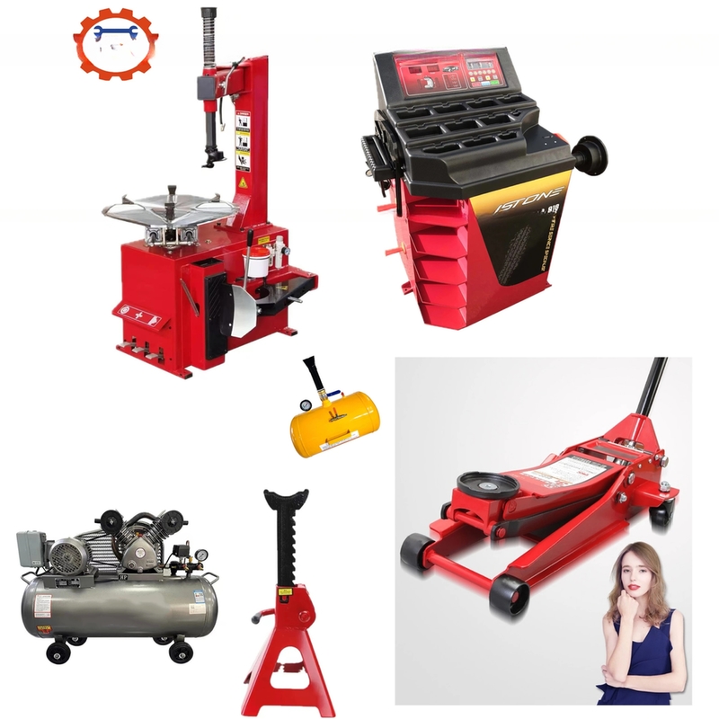 Commodité Garage magasin de pneus Package Compresseur d'air Changer de pneus équilibreur de roue Combo