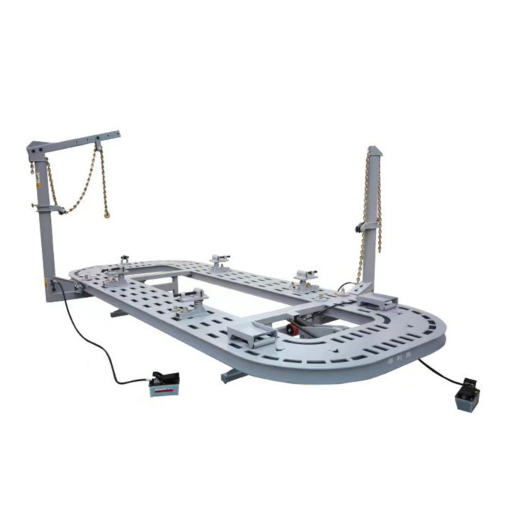 Machine de réparation de carrosserie automobile avec une longueur de table de travail de 5600 cm et une hauteur de banc de 550 cm