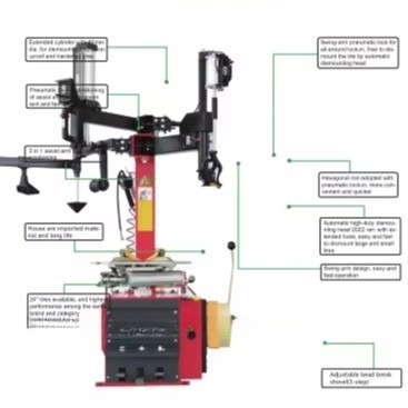 RM 12-24 &quot;changeur de pneus et équilibreur de pneus pour 10&quot;-22&quot; roues à des prix
