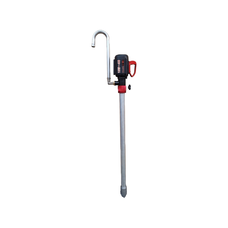Pompes à tambour électriques portables de 120 cm*30 cm avec débitmètre pistolet à huile pour diesel huile d'essence liquide chimique
