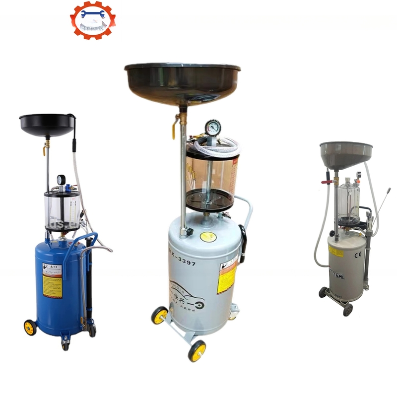 Extracteur d'huile de déchets pneumatique portable de capacité 80L pour l'entretien du moteur de voiture
