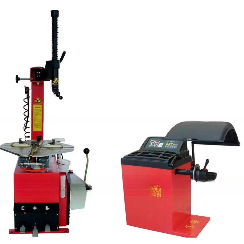 Modificateur de pneus de 8 à 10 bar et équilibreur de roues Combo Modèle de base avec machine de changement de pneus